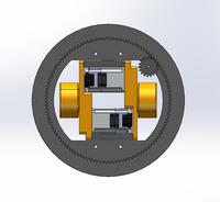 Plutools 400W Unités de roue différentielles 85mm pour pièces d'équipement de manutention de stationnement intelligent AGV