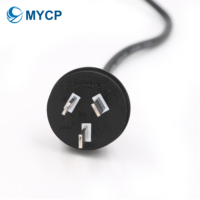 Prise électrique plate standard australienne 15a 220v à 2 broches, vente directe d'usine