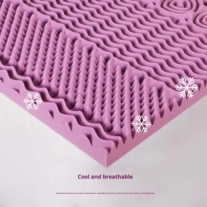 Queen-Size Slow-Rebound Sieben-Zonen-Matratze aus Memory-Schaum, 50 mm dick, minimalistisches und modernes Design, Hotelmatratze - Product Image 1