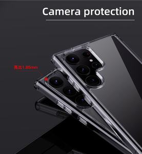 Funda de teléfono de lujo con logotipo impreso de cristal transparente para S24 S25 funda de teléfono móvil a prueba de golpes para <span class=keywords><strong>SamsungS23</strong></span> S24 S25 Ultra Case - Product Image 5