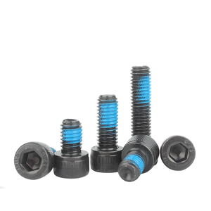 M 8X16Mm Zwart Verzinkte Nylock Bout Din912 Koolstofstaal Zeshoekige Dopkop Met Rechte Draad Tand Nylon Patch Schroef - Product Image 2