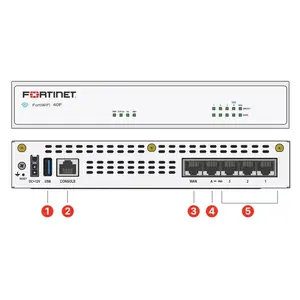 Big Discount Fortinet FG-40F Fortigate 40f-BDL-809-5year Desktop Cybersecurity Firewall & VPN Hardware 5/5/5 Gbps Throughput - Product Image 3