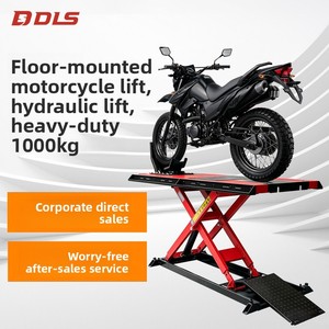 Lève-moto hydraulique à ciseaux <span class=keywords><strong>Delishi</strong></span> de grande taille avec une hauteur de levage de 12 m et une capacité de 1 tonne, équipement de réparation automobile - Product Image 1