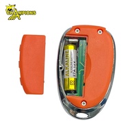 Control Remoto Universal de 4 Botones con Marco Metálico de 315MHz/433MHz, Fácil de Reemplazar la Batería, Copia Cara a Cara, Superventas