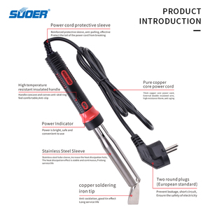<span class=keywords><strong>Fer</strong></span> à <span class=keywords><strong>souder</strong></span> professionnel tactile 100W 220V avec grande puissance, chauffage rapide, voyant lumineux et fonction de réparation de circuits imprimés - Product Image 4