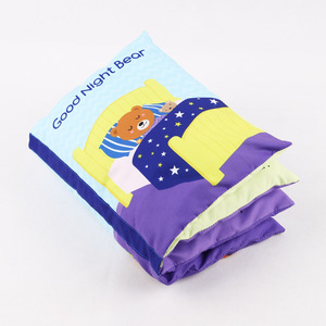 Libro <span class=keywords><strong>de</strong></span> Peluche para Dormir en Inglés, Libro <span class=keywords><strong>de</strong></span> Peluche Suave para Bebés, Juguete <span class=keywords><strong>de</strong></span> Peluche para Niños, Libro Suave para Bebés - Product Image 2