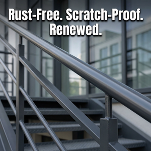 Scratch Impact Resistant Anti Rust Weatherproof Protective <b>Top</b> <b>Coat</b> For Outdoor Building Metal Handrail Stair Railing - Product Image 3