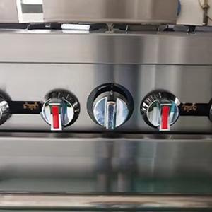 Linkrich Thương Mại 6-Burner Bếp <span class=keywords><strong>Gas</strong></span> Với Tiết Kiệm Năng Lượng Lò Nướng Cho Nhà Bếp Quán Cà Phê Phục Vụ - Product Image 5