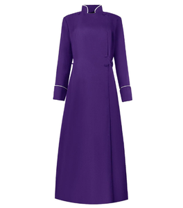 Chiesa medievale prete abito Trench giacca tonaca clero predicatore uomo colletto monopetto ministro coro romano pastore - Product Image 5