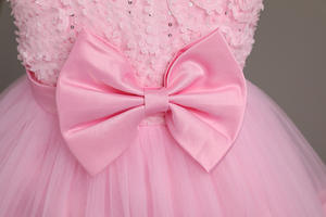 Gaun Ulang Tahun Anak Perempuan Kecil yang Lucu untuk Anak Usia <span class=keywords><strong>3</strong></span> Tahun Gaun Kartun Gaya Elegan Gaun Pesta Pengiring Pengantin - Product Image 5