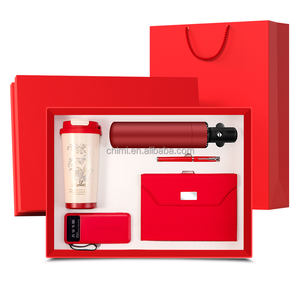 Ensemble cadeau d'entreprise promotionnel Tasse de bureau + Parapluie + Stylo + Agenda + Batterie externe Affaires commerciales Cadeaux de Noël pour hommes Cadeaux magnifiques - Product Image 3