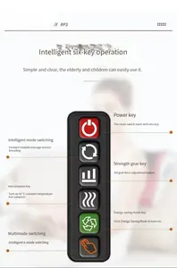 Massaggiatore per Collo con Calore OEM/ODM, Vibratore per Spalle e Schiena, Cuscino Massaggiante da Viaggio con Supporto Morbido - Product Image 4