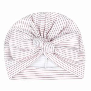 Gorro de Bebé Indio para Niños Europeos y Americanos, de 0 a 6 Meses, de Algodón Transpirable, Suave y Cálido, con Estampado de Lazo Grande - Product Image 5