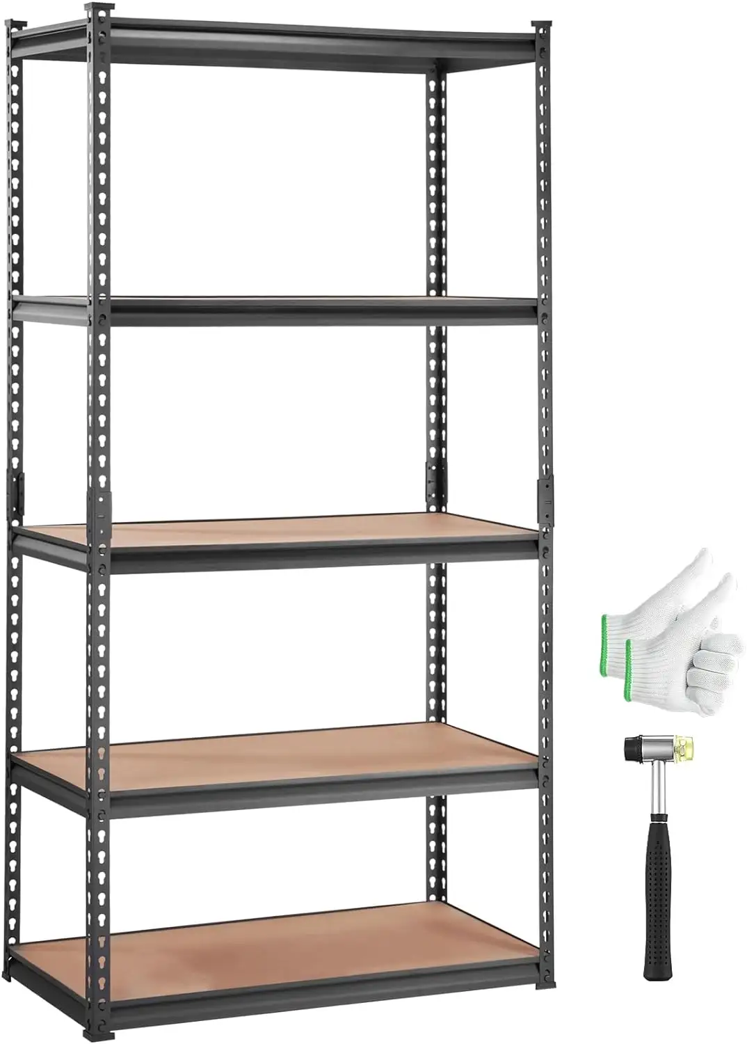 Scaffalature di stoccaggio regolabili a 5 strati scaffale di stoccaggio rack magazzino rack