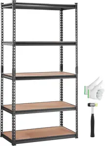 5 Layer Adjustable Storage Shelving Storage Shelve Rack Warehouse Rack