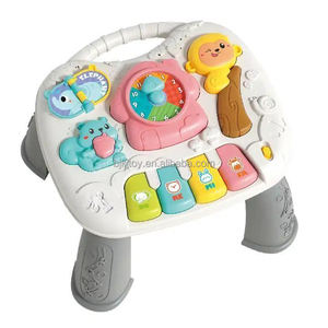 Centre d'activités d'apprentissage musical multifonctionnel Jouet en plastique pour bébé de 6 12 <span class=keywords><strong>18</strong></span> <span class=keywords><strong>mois</strong></span> Table de <span class=keywords><strong>jeu</strong></span> - Product Image 4