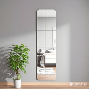 Hair Salon Large Beveled <b>Rectangle</b> Decorative <b>Mirrors</b> <b>Wall</b> Decor Modern Frameless Glass Sheet <b>for</b> Living Room Bedroom - Product Image 6