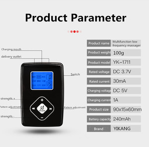 Beste USB Smart Elektronische Schröpfen Therapie Massage gerät Yikang yk-1711 Low Pulse Massage gerät - Product Image 5