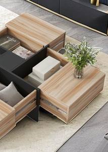 Mesa multitrabajo de café Fracine para decoración del hogar y decoración de comedor de muebles - Product Image 4