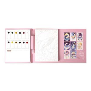 Libro de Dibujo Plegable de Tres Páginas con Notas Adhesivas, para Colorear con Gouache y Acuarela, Portátil, Antiestrés, para Adultos, Impresión Personalizada - Product Image 5