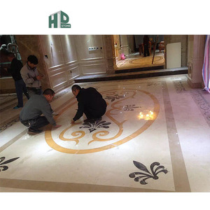 Vòng bằng tia nước cắt Mô Hình Khảm với đá cẩm thạch cho khách sạn foyer Thiết kế sàn - Product Image 6