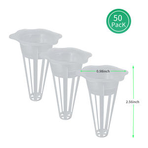 DD3212 50pcs hydroponique grandir paniers fournitures de jardin accessoires Pot tasse pour système de démarrage Kit de dosettes de graines pour <span class=keywords><strong>Aerogarden</strong></span> - Product Image 2