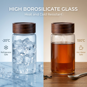 Frasco <span class=keywords><strong>de</strong></span> Vidrio <span class=keywords><strong>de</strong></span> Borosilicato Ecológico <span class=keywords><strong>de</strong></span> 250 ml, Recipiente <span class=keywords><strong>de</strong></span> Vidrio <span class=keywords><strong>para</strong></span> Almacenamiento <span class=keywords><strong>de</strong></span> <span class=keywords><strong>Miel</strong></span>, Suministro al por Mayor - Product Image 5