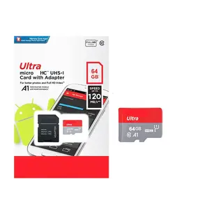 Original San disk Ultra Tf Card A1 C10 16gb 32gb 64gb 128gb 256gb Carte mémoire 120 mb/s Carte Sd pour tous les téléphones Caméras