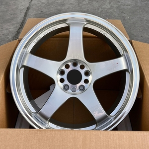 17x9 18x9 5 18x10 5 19x10 5 Roues de voiture finition argentée à vendre <span class=keywords><strong>Nissan</strong></span> 300zx 350z 370z R32 R34 R35 <span class=keywords><strong>GTR</strong></span> S13 S14 S15 Jantes noires - Product Image 2