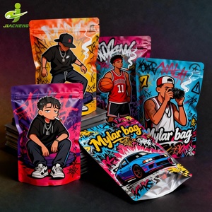 <strong>Custom</strong> Printed Resealable Cali Packs Exotic Smell Proof Stand up Pouch 8th 3.5g 35 7g 1oz 1lb 4x5 3.5 Mylar Bags With My logo - Product Image 5