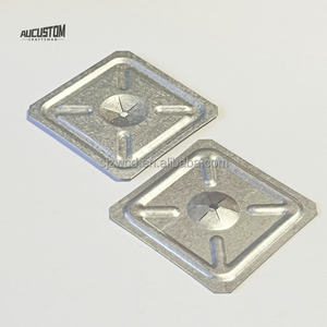 Clip de fixation en <span class=keywords><strong>acier</strong></span> à faible teneur en carbone, <span class=keywords><strong>rondelle</strong></span> autobloquante carrée de <span class=keywords><strong>50</strong></span> mm, fixation de diverses couvertures isolantes - Product Image 3