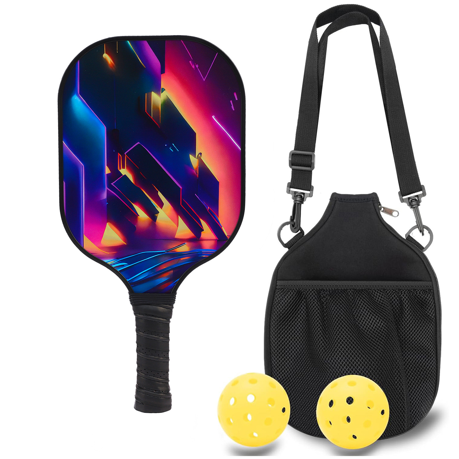 1 racket, 2 balls, 1 storage backpack, kraft paper box [Model 129]