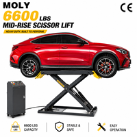 MOLISPEED Plateforme élévatrice à ciseaux mobile hydraulique à levée moyenne pour voitures