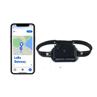 Rastreador GPS LTE Impermeable para el Seguimiento de Ganado con Sistemas de Cerca Electrónica Virtual, Collar para la Gestión de Ganado Vacuno y Caprino 4G