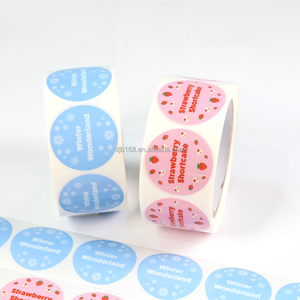 Custom Label <strong>Stickers</strong> Custom Logo Shaped Packaging <strong>Stickers</strong> <strong>Printed</strong> Roll Vinyl Waterproof Round Label <strong>Stickers</strong> - Product Image 2