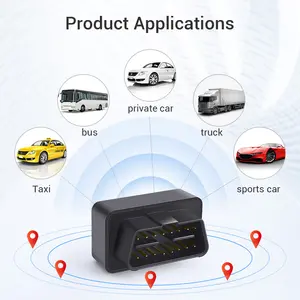 Obd Ii 2G Gsm Auto Tracker Mv66 Micodus Obd2 Tracking Device Engine On Off-Off Anti Diefstal Alarmen Google Maps Gps Tracker Voor Vrachtwagen
