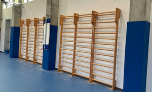 Hot Sale Double Wall <strong>Bar</strong> Swedish Ladder Wooden Ladder Body Stretching Gymnastic Wall <strong>bar</strong> Wall <strong>Bar</strong> - Product Image 6