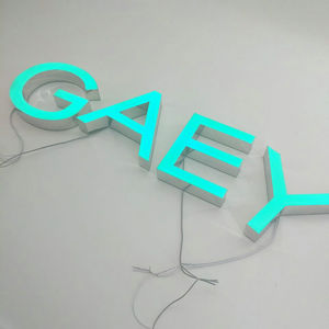 Lettere Luminose LED 3D in Acciaio Inox per Pubblicità Interna ed Esterna, Lettere Arabe - Product Image 4