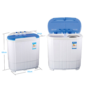Venta caliente 3,6 kg semiautomática bañera <span class=keywords><strong>doble</strong></span> cilindro centrifugado seco <span class=keywords><strong>pequeña</strong></span> <span class=keywords><strong>lavadora</strong></span> para bebés - Product Image 1