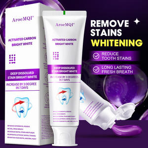 อะโรอีเอ็มคิวไอ ยาสีฟันถ่านกัมมันต์ 100 กรัม ไวท์เทนนิ่งขจัดคราบขาวกระจ่างใส - Product Image 2