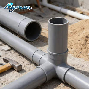 Tubería de PVC en U de Larga Duración, Diámetro 25mm 75mm 400mm 500mm, Tubos de UPVC y CPVC, Material Ecológico, para Desviación de Agua Residencial - Product Image 2