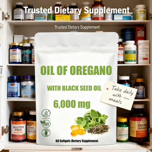 Minyak Superfood dari Oregano & 60 Kapsul minyak biji hitam Softgels 100% suplemen herbal meningkatkan kekebalan murni - Product Image 5