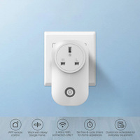 UK Home Automation WiFi Smart Plug Tuya Fernbedienung Steckdose Kompatibel mit Alexa und Google 16A Nennstrom