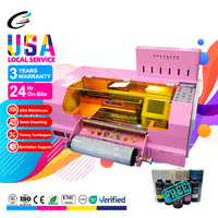 Imprimante UV DTF tout-en-un A3 avec laminateur, machine d'impression de films AB à froid pour autocollants de transfert cristallin, Impresora UV DTF