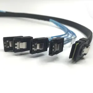 Mini SAS 36p sff-8087 IPASS zu 4x SATA 7in Breakout Kabel 65cm