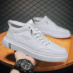 Clear Storage Overalls Men's British High Top for Boots Sporty Mesh Artificial <b>Leather</b> Non <b>Slip</b> <b>Shoes</b> - Product Image 4