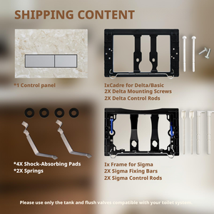Placa de descarga de inodoro de doble descarga, botón de descarga de cisterna oculta de ABS, accesorio de baño suspendido compatible con Geberit - Product Image 3