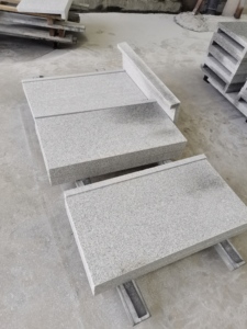 Cambogia fornitore di bordo dritto <span class=keywords><strong>Coping</strong></span> per piscina borda grigie grigio granito grigio granito naturale all'aperto - Product Image 2