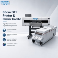 Nueva Impresora DTF HANYING de Formato Ancho de 700 mm con Secador Agitador para Impresión de Prendas de Algodón, Poliéster, Mezclilla y Lona para Pedidos de Producción