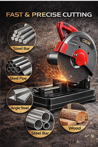 Scie à découper électrique 2500 W, scie à découper industrielle 355 MM, coupeur abrasif pour usage professionnel, scie oscillante motorisée pour métal - Product Image 3